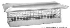 Stainless Steel 9 x 28 Chimney Cap This is a brand new in box