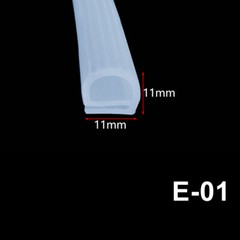 E/P Type Silicone Rubber Sealing Strip 11mm-60mm Window Oven Door Seal Gasket