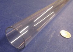 Polycarbonate Round Clear Tube / Tubing 1.50″ x 1.375″ (1 1/2″ x 1 3/8″)-944