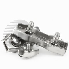 Simplex Duplex Wire Rope Clamps Thimble Clips 2mm-10mm 304 A2 Stainless Steel