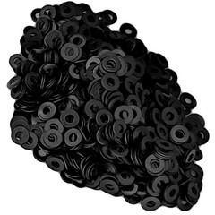 M2 Carbon Steel Flat Washer, Black Oxidized Alloy Steel, 4.8 Grade M2*5*0.5