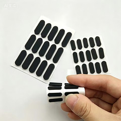 Length 16-160mm Oval Rubber Feet Pad Adhesive Gasket Anti-Slip Laptops Keyboard