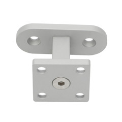 US 2X For Top of Wood Newel Post 1.7″ 1.5″ Modern Straight Handrail Bracket Kit