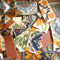 BROKEN TILES PER POUNDS TO MAKE MOSAICS BACKSPLASH FLOOR USE #005