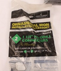 LL BUILDING PRODUCTS INC. 1-1/4″ NO-DRILL ADJ Connectors Lot of 3 Bags #ND125