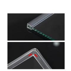 U-Shaped Transparent Rubber Edge Strips Door Window Frame Edging Trim Sealing