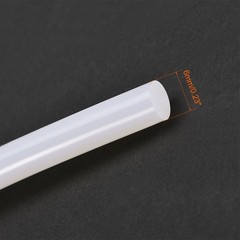3Pcs Silicone Bending Insert Sealing Circle Seal Rod 39″ Long 6mm Cream White