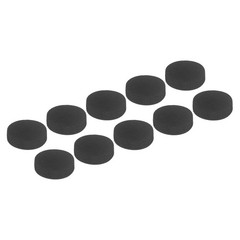 10 Pcs Non Slip Furniture Pads 20mm x 5mm, Adhesive Backed Rubber Feet