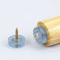 Furniture Rubber Feet with Screws Chair Table Leg Skid Glide Pad Floor Protector