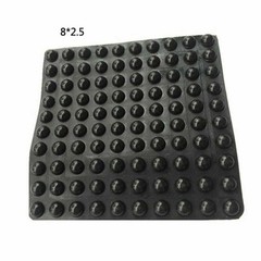 100 PCS Self-Adhesive anti collision Rubber Feet Small Round Bumpers 8mm H