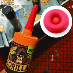 LYMGS Universal Fit Caulk Tube Latex Sealing Caps, Saver Cover Red