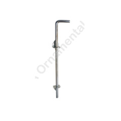 Stanley drop bar Hardware Cane Bolt in Zinc 5/8″ x 24″ Zinc plated