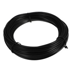 1 Roll Black Coated Stainless Steel Wire Rope Heavy Duty Cable Strand Indoor