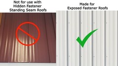 Metal Roof Snow Guards, Snow Stops 20pc 4ft (80ft total)