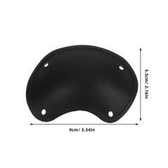 4Pcs Heavy Duty Black Plastic Corner Guards for Luggage and Cabinet Corners
