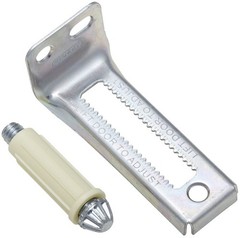 National Hardware N344-945 Zinc Plated Steel/Plastic Folding Door Bottom Pivot