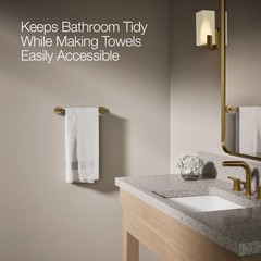 Kohler 27288-2Mb Elate 12 Towel Bar Vibrant Brushed Moderne Brass