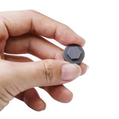 Abeicy 400 Packs Steel Gray 8mm Hex Roofing Screw Caps, Waterproof