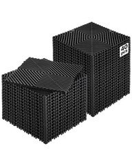Interlocking Drainage Mat, 12” x 12” Modular Interlocking Cushion, 40 Pcs Splici