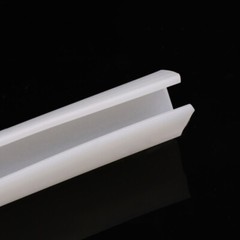 Silicone Rubber U-shape Strip White High Temp Door Window Edging Trim Seal Strip
