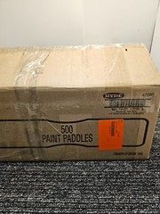 (QTY 500) Hyde 14″ Paint Paddle 47050 Brown For use with 1 gallon buckets