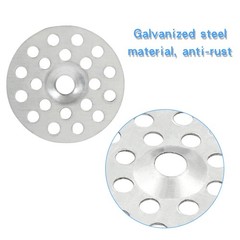 Coufce 100pcs 1 inch Plaster Washers Zinc Metal Washer, Repair 1