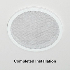RH-4002-8-2-A White Surface Mount 8-3/8″ Speaker Covers, Pair