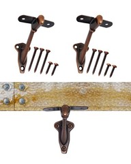 Handrail Brackets Wall Mounted Antique Bronze (Antique Copper