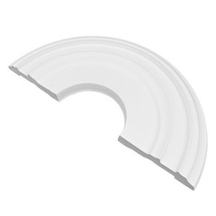 Lightweight and Safe PU Medallion for 12 Ceiling Fans Reliable and Stylish