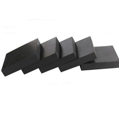 Black Rubber Sheets Pad 50x50mm 100x100mm 200x200mm Thick 5mm 10 15 20 30 50mm