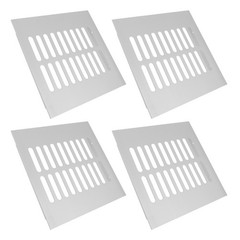 Louvered Ventilation Grille Wardrobe Hardware Accessories Air Vent Cover For