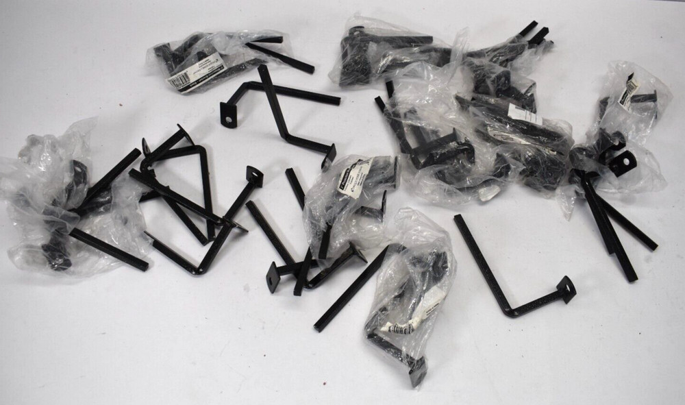 Lot of 10 Packs Unique Home Designs 3″ Black Projection Brackets w Screws