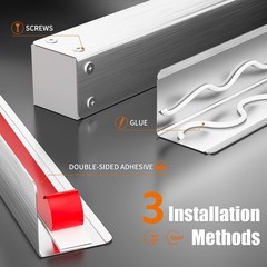 304 Stainless Steel Corner Guards 5-Pack Wall Protector Rounded 2x2x48 Inch