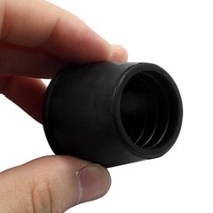 Auvotuis 16Pcs 1 Inch 25Mm Chair Leg Tips Caps Round Rubber Non-Slip Folding