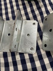 4 X MITEK USP 12 Gauge Steel Angle – ML24-TZ 2”x2”x4” Made In Usa