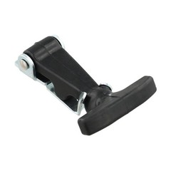 4 7 Rubber Flexible Draw Latch with Stainless Steel Brackets T Handle Design