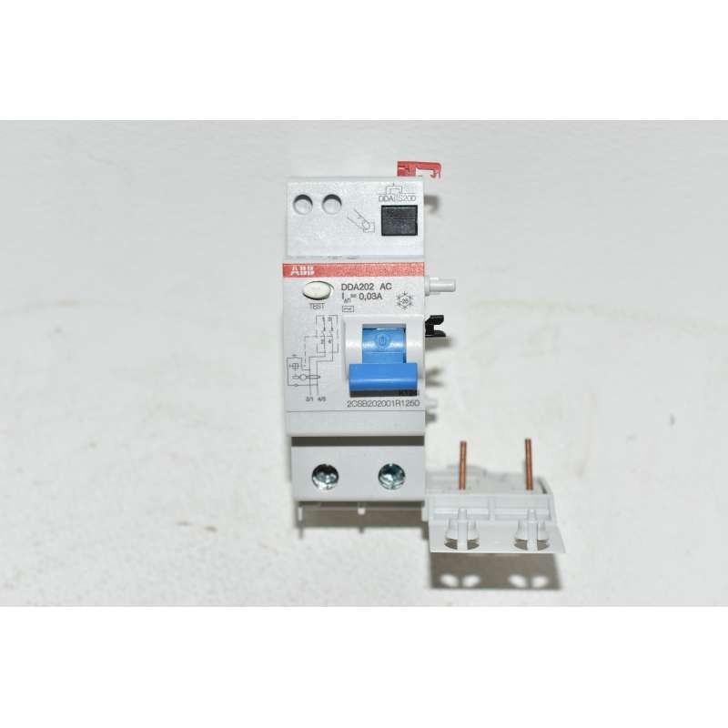 ABB DDA202 AC-25/0.03 Differential Block 2CSB202001R1250 2P 30mA 25Amp AC