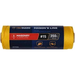 Tru-guard 642331 Twisted Nylon Mason Line Twine, Gold, #15 X 350′