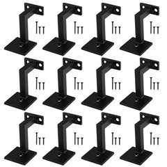 Handrail Bracket, Heavy Duty Staircase Hand Rail Brackets for Indoor or Outdo…