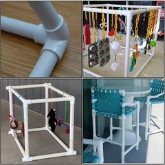 White 10 Pcs PVC Pipe Fitting 20mm 5 Way Right Angle 3 Dimensional Elbow