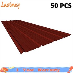 10 FT Galvalume Corrugated Steel Panel 50 PCS 25GA Color-Coated Roofing Sheet