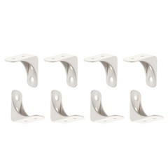 Cabinet Shelf Door 90 Degree Plastic Corner Braces 39x39x16mm,Angle Brackets