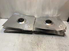 12 Quantity of Aluminum 2-1/4″ Pipe No-Calk Roof Flashing 18″x18″ Base (12 Qty)