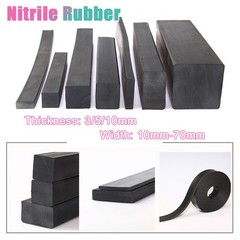 Nitrile Rubber Sealing Strips Flat Strips, Buffering Pads Oil-Resistant Non-Slip