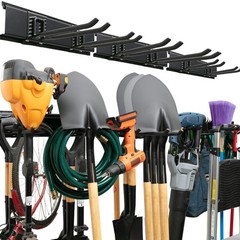 Tidyme Garage Tool Organizer Wall Mount – 48 Inches – Sturdy Storage Rack