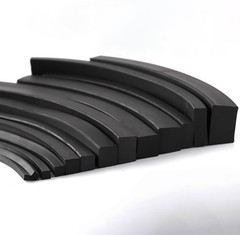 NBR Nitrile Rubber Solid Sealing Strip Square Oil Resistant Buffer Width 4-70mm