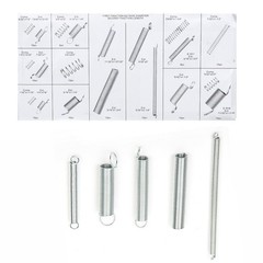 200Pcs Durable Spiral Spring Set Galvanized Extension Springs for Machine Use