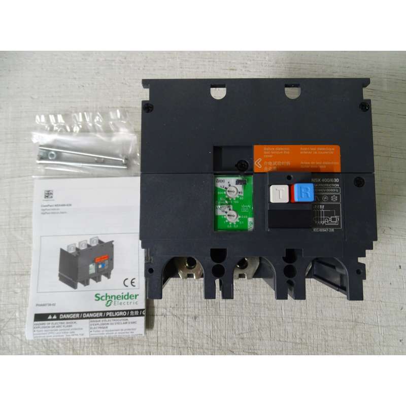 Schneider Differential Block LV432464 VigiPacT 200/440Vca 3P NSX400/630