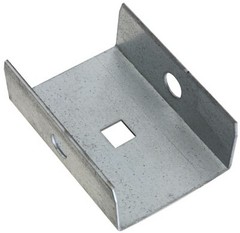 Galvanized Barn Door Rail End Cap – N104-307