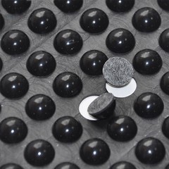 5×1.5mm~19x10mm Rubber Feet Self Adhesive Pads Bumper Stopper Pads Clear/Black